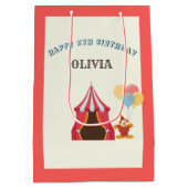 5素晴らしTHバースデーパーティーサーカステーマ ミディアムペーパーバッグ (裏面)