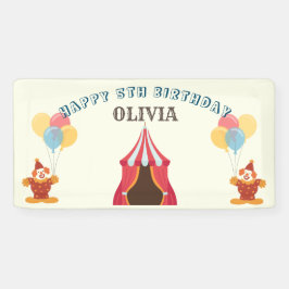 5素晴らしTHバースデーパーティーサーカステーマ 横断幕