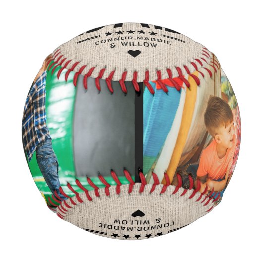 5素朴スタークールパパモダン2写真父の日 野球ボール (正面)