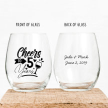 5結婚周年記念エレガントお祝い