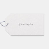 5結婚周年記念木材ハート贈り物ラベル ギフトタグ (裏面横)