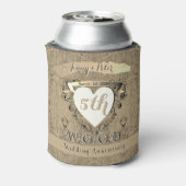 5結婚周年記念「ウッド」ベバレッジクーラー 缶クーラー (缶裏面)