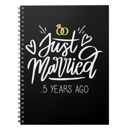 5結婚周年記念 ノートブック (正面)
