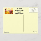 5絵を描部のコピー、ナイジェリアへようこそ, MG ポストカード (裏面)