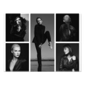 5編集可能なフォトコラージュの写真の拡大 フォトプリント            (正面)