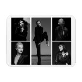 5編集可能なフォトコラージュ マグネット (横)