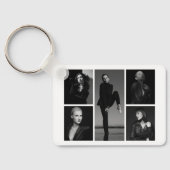 5編集可能フォトコラージキーチェーン キーホルダー (裏面)