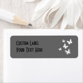 5羽の白い蝶 ラベル (インサイチュ)