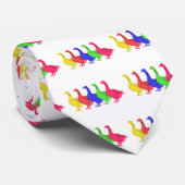 5色のガチョウ ネクタイ (ロール)