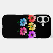 5色の花デザイン Case-Mate iPhoneケース (裏面 (横))