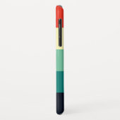 5色コンボ – ブルーアクアグリーンイエローレッド Case-Mate iPhoneケース (裏面/左)