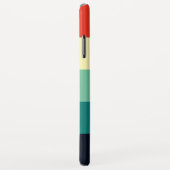 5色コンボ – ブルーアクアグリーンイエローレッド Case-Mate iPhoneケース (裏面/右)