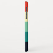 5色コンボ – ブルーアクアグリーンイエローレッド Case-Mate iPhoneケース (裏面/左)