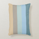 5色コンボ – ブルーブラウンサンドベージュターコイズ アクセントクッション (正面(垂直))