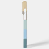 5色コンボ – ブルーブラウンサンドベージュターコイズ Case-Mate iPhoneケース (裏面 / 左)