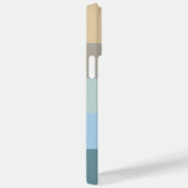 5色コンボ – ブルーブラウンサンドベージュターコイズ Case-Mate iPhoneケース (裏面 / 右)