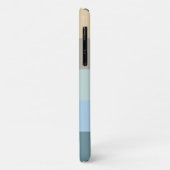 5色コンボ – ブルーブラウンサンドベージュターコイズ Case-Mate iPhoneケース (裏面/左)