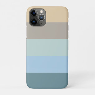 5色コンボ – ブルーブラウンサンドベージュターコイズ iPhone 11 PROケース