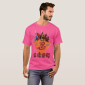 5要素忍者武術アーツヴィンテージムービーKung F Tシャツ (正面フル)