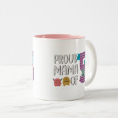 5誇りを持った人の母 ツートーンマグカップ (正面右)