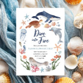 5誕生日海の下で5つに潜航海のり込む 招待状