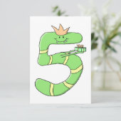 5誕生日目のCartoon、緑 招待状 (スタンド正面)