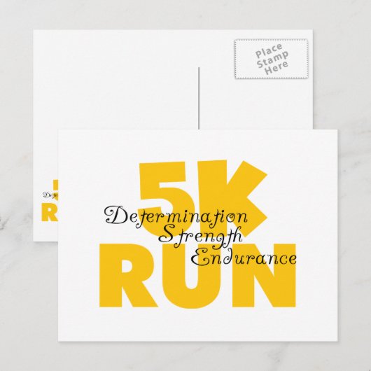 5走K黄 ポストカード (正面/裏面)