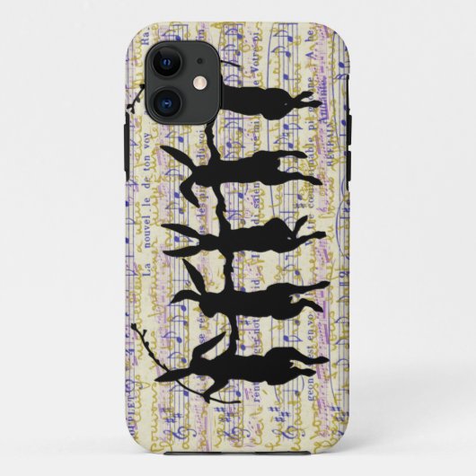5踊るバニーのiPhone 5の場合 Case-Mate iPhoneケース (裏面)