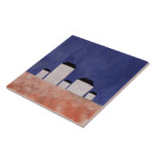 5軒の家、c.1932との景色 タイル (側面)