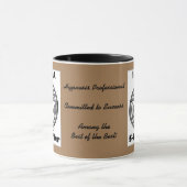 5道1%ersのための催眠のマグ(ブラウンおよび黒) マグカップ (中央)