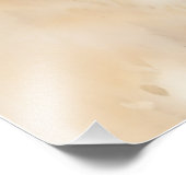 "5野生の口ひげ"ほこりっぽい西の水色 フォトプリント (角)