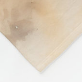 "5野生の口ひげ"ほこりっぽい西の水色 フリースブランケット (角)