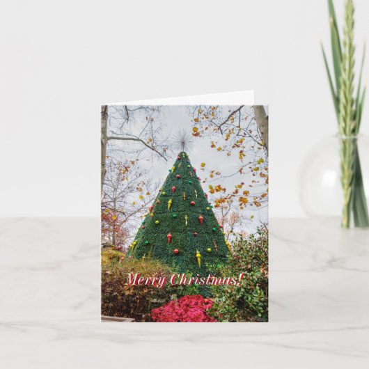 5階建てSDCツリーのクリスマスカード シーズンカード (正面)