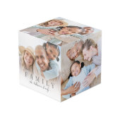 5面パーソナライズされた写真家族の写真 フォトキューブ (正面アングル)