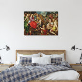 5食べ物を与え千の キャンバスプリント (インサイチュ (寝室))