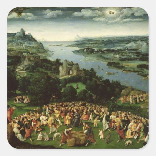 5食べ物を与え千の スクエアシール (正面)