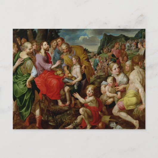 5食べ物を与え千の ポストカード (正面)