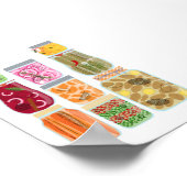 #5食品缶詰ジャース ポスター (角)