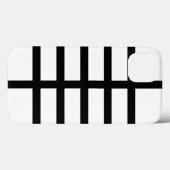 5黒いライン電槽を二等分しました Case-Mate iPhoneケース (裏面 (横))