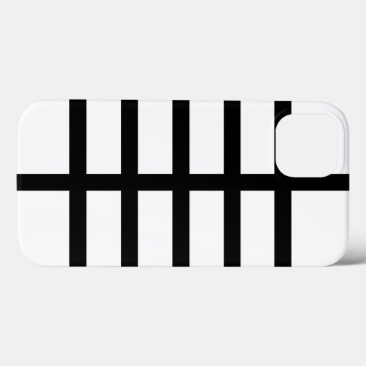 5黒いライン電槽を二等分しました Case-Mate iPhoneケース (裏面 (横))