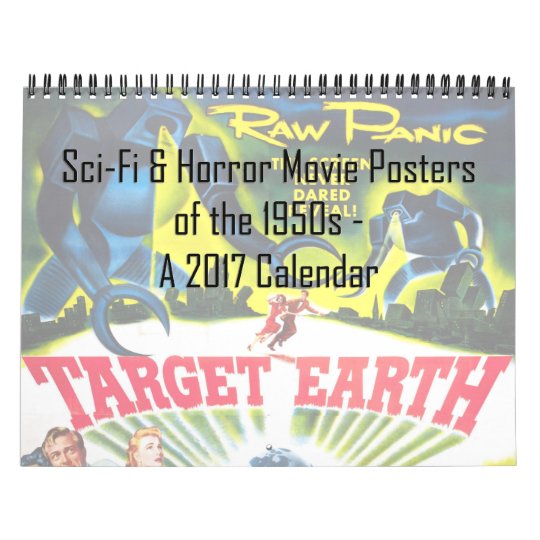 50年代のカレンダーのサイファイ及びホラー映画ポスター カレンダー Zazzle Co Jp 50年代のカレンダーのサイファイ及びホラー映画ポスター カレンダー Zazzle Co Jp