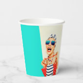 50おもしろいは新しいF爆弾の誕生日パーティー 紙コップ (裏面)