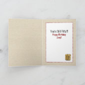 50おもしろいトランプのポーカーハンド賭博誕生日カード カード (内部)