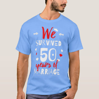 50おもしろい周年記念結婚贈り物 Tシャツ
