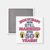 50おもしろい周年記念 マグネット (正面/裏面)