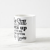 50おもしろい年結婚記念 コーヒーマグカップ (中央)