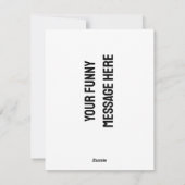 50おもしろい番目の誕生日ギフト、49プラス1 シーズンカード (裏面)