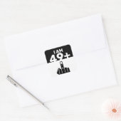 50おもしろい番目の誕生日ギフト、49プラス1 スクエアシール (封筒)