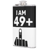 50おもしろい番目の誕生日ギフト、49プラス1 フラスク (左)