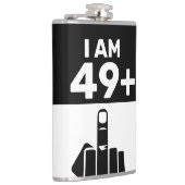 50おもしろい番目の誕生日ギフト、49プラス1 フラスク (右)